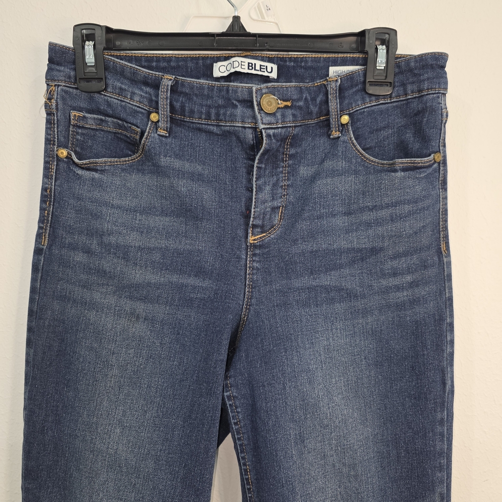 Code Bleu Women's Classic Denim Straight Leg Jeans